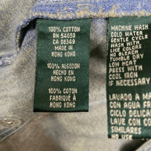 Ralph Lauren RL67 Vintage Corduroy Denim Jacket – Size S - Picture 6 of 6